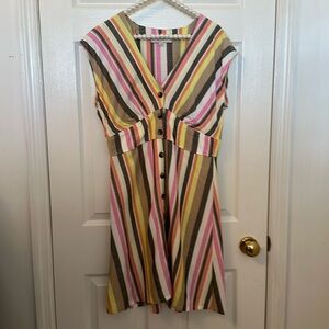 SOLD Loft Sz 8 Dress 18-20” PTP, 16” W, 37” L